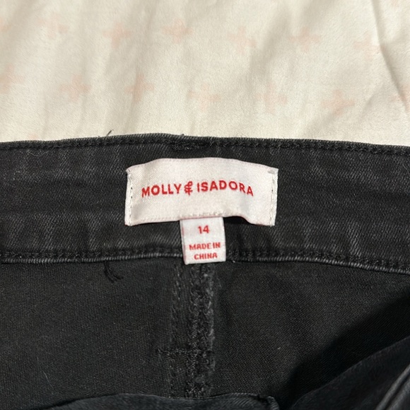 Distressed stretchy Jean shorts - Picture 3 of 4